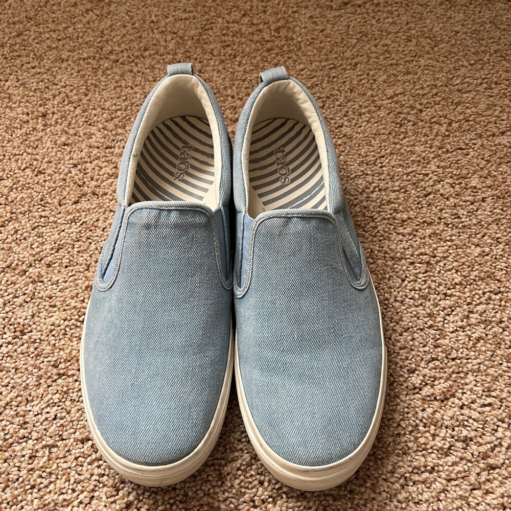 Taos Footwear- Denim Blue Slip-On Women’s sneakers